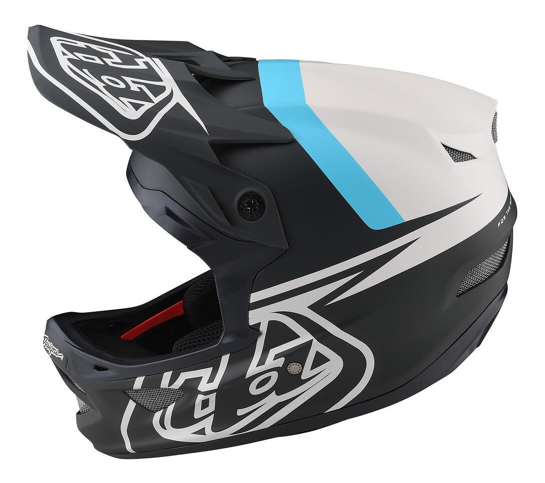 Casco Troy Lee Designs D3 Fiberlite Slant Green